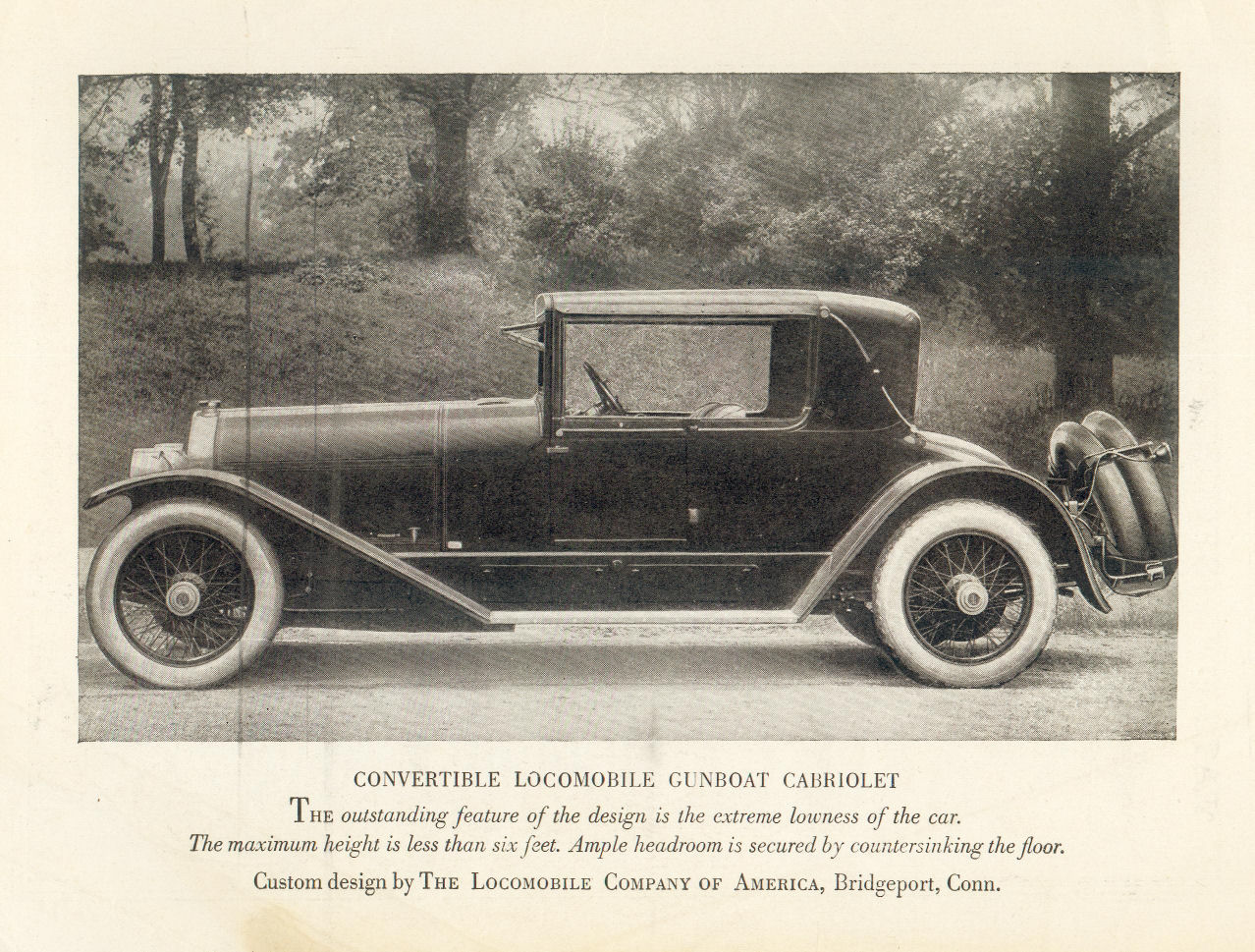 1920 Locomobile Auto Advertising